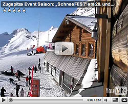 Zugspitze Event Saison: „SchneeFEST“ am 28. und 29.11.2009